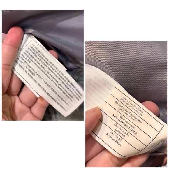 Abercombie & Fitch Faux Fur Zip Up Classic Coat Jacket Women’s Size XS NEW - Picture 14 of 14